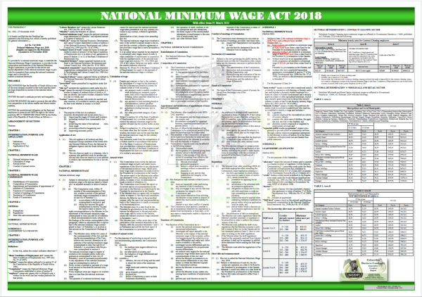 Minimum Wage Act 2025/26