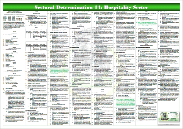 Sectoral Determination 14; Hospitality Sector