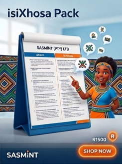 Bilingual English / isiXhosa Compulsory Labour Law Chart Pack