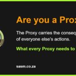 Are you a Proxy? What every Proxy needs to know. SASMiNT, sasm.co.za